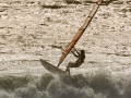 Windsurfer in the Waves
